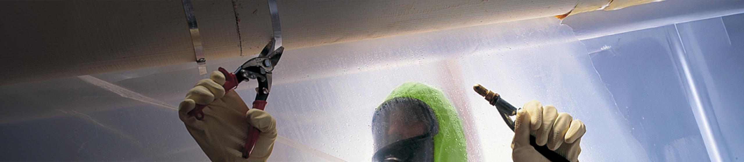 bild på arbetssanering